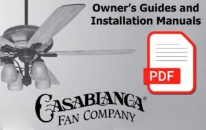 Casablanca Ceiling Fan Manuals