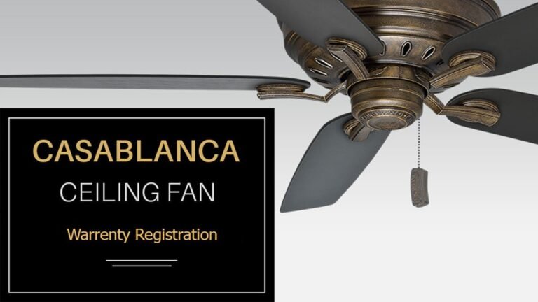 Casablanca Ceiling Fan Warranty