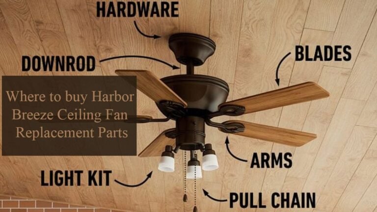 Where to buy Harbor Breeze Ceiling Fan Replacement Parts